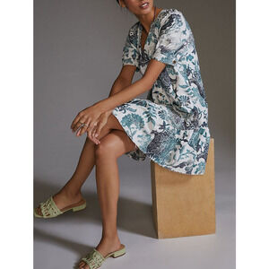 Anthropologie Pilcro Puff-Sleeve Tunic Size M